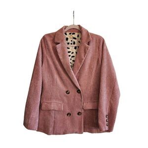 Kori America dusty rose corduroy blazer Size Medium